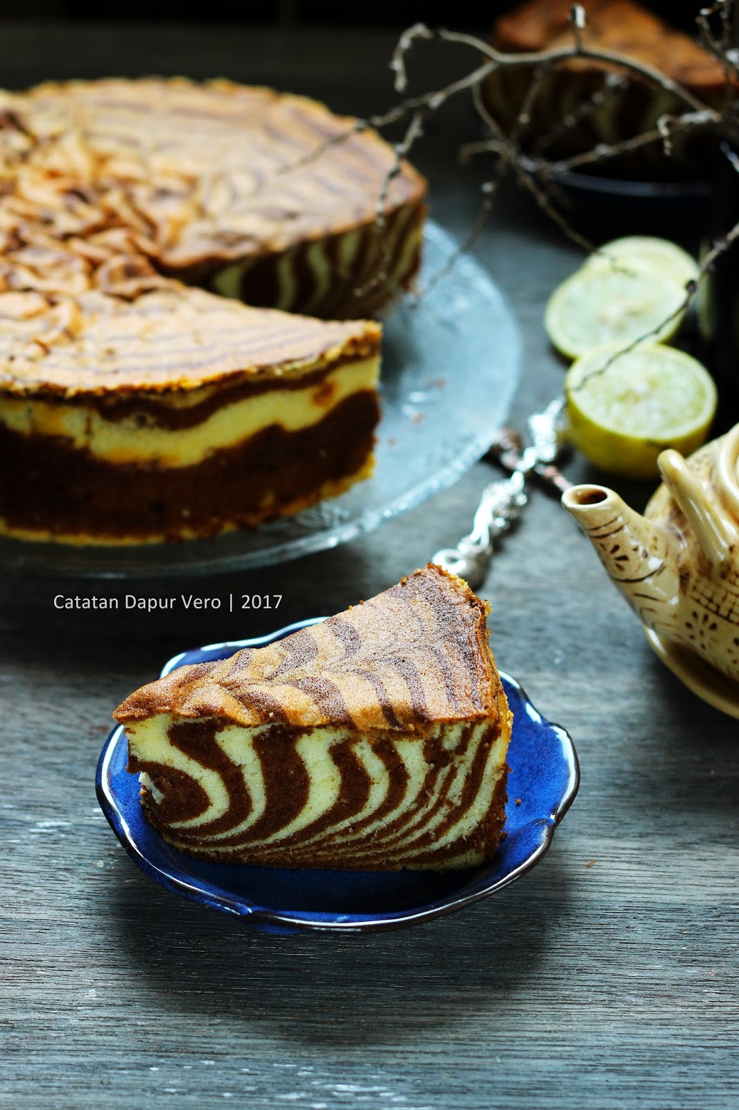 Catatan Dapur Vero CAKE ZEBRA PUTIH TELUR Kue kering