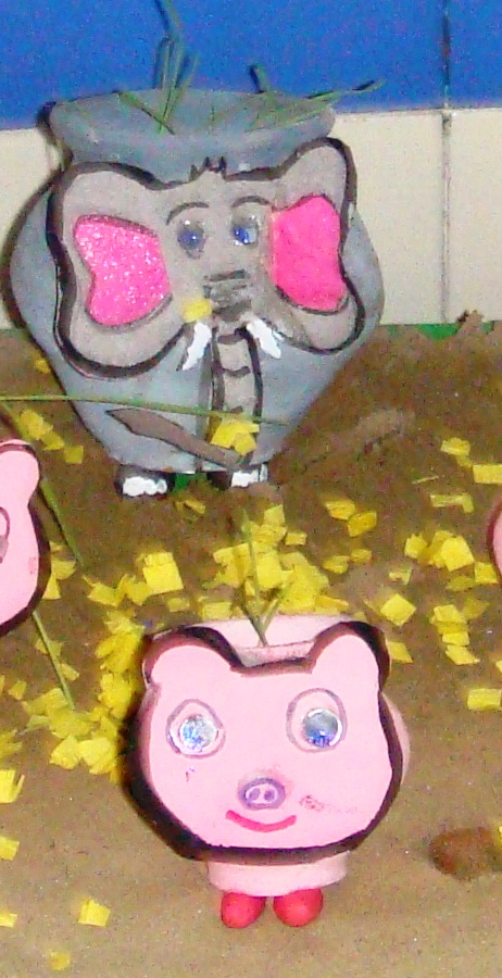 Shree's Crafts for kids: Starting with opposites- Big and small!