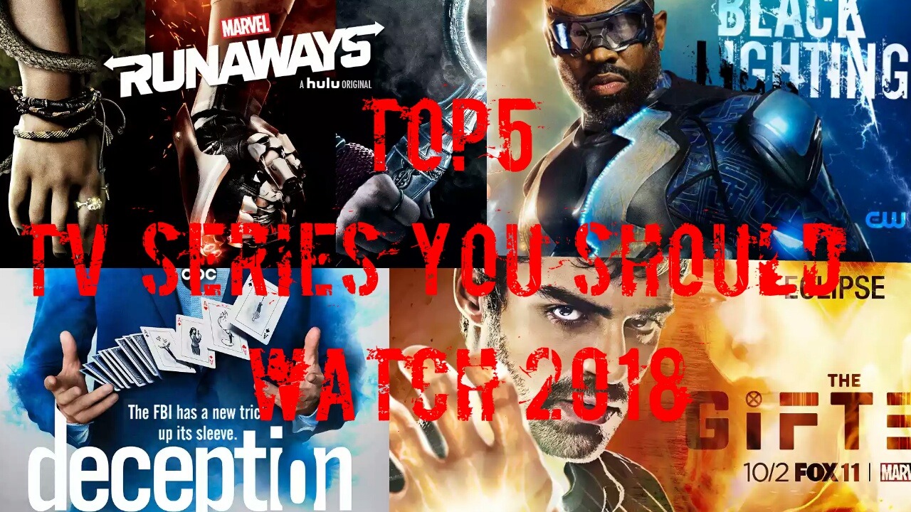 2018 TV SERIES LIST visual data 2