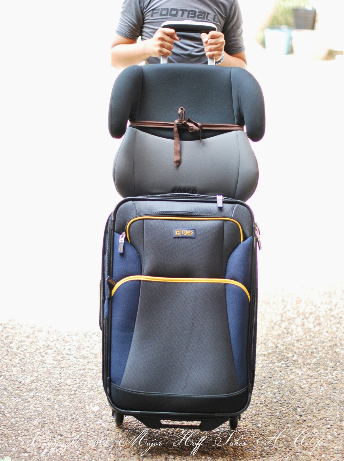 how to attach a car seat to suitcase easy way to carry a car seat