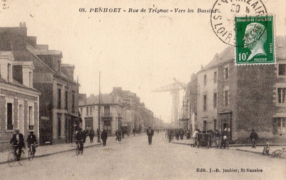 SAINTNAZAIRE la ville d'antan ST.NAZAIRE rue de Trignac