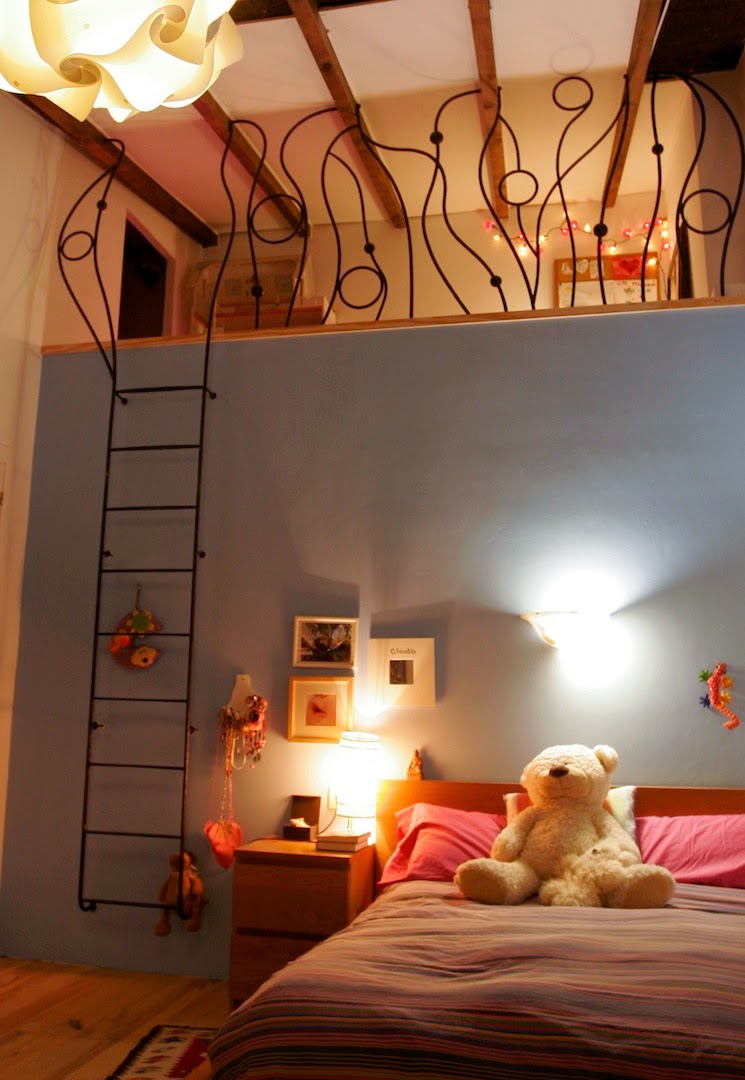 barandilla "Clau", barandilla de forja para un altillo en una habitación infantil,forjacontemporanea 2014