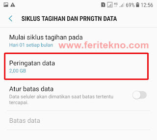 Cara Menghilangkan Peringatan Penggunaan Data di HP Samsung 4
