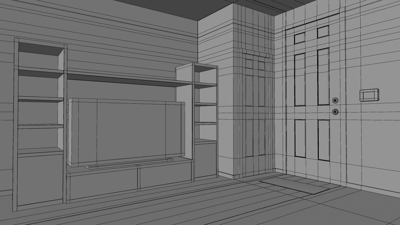 Rebekah Weatherly PUB Room Wireframe Model Midterm