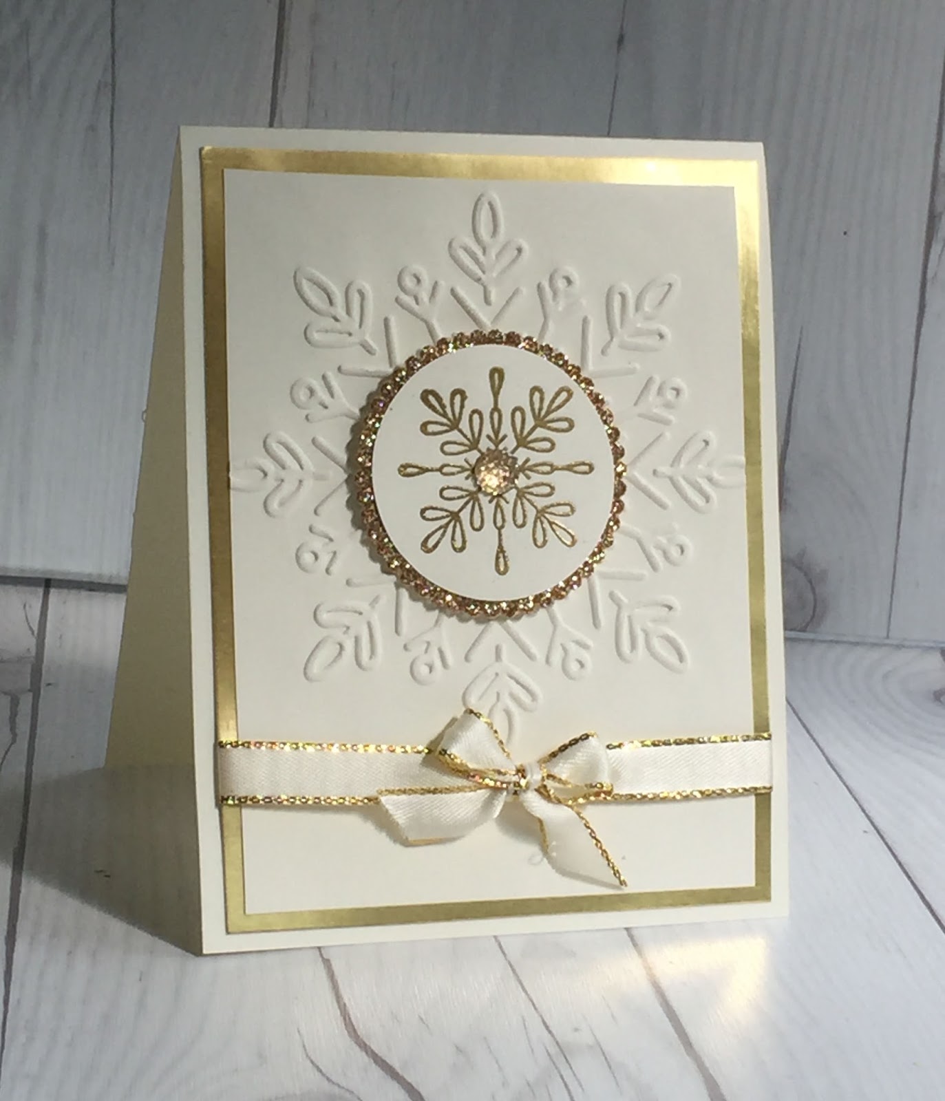 Winter Wonder Embossing Folder from Stampin' Up Stamped Sophisticates