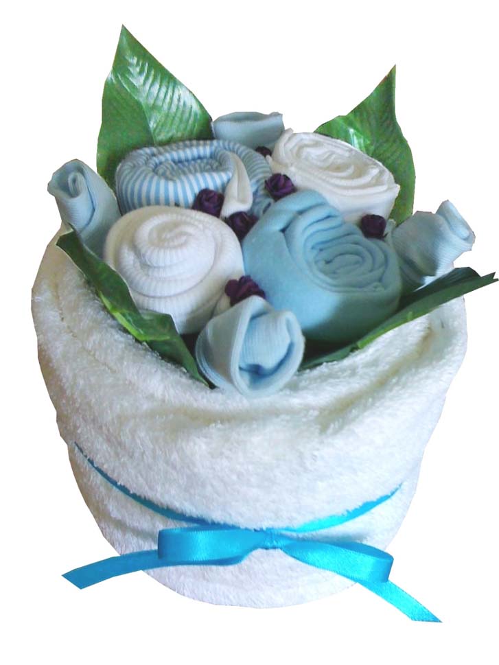 Towel Cakes For Baby Shower