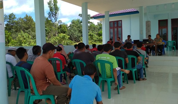 Pembekalan Anggota PPS Begini Himbauan Bhabinkamtibmas Polsek Belitang Hilir