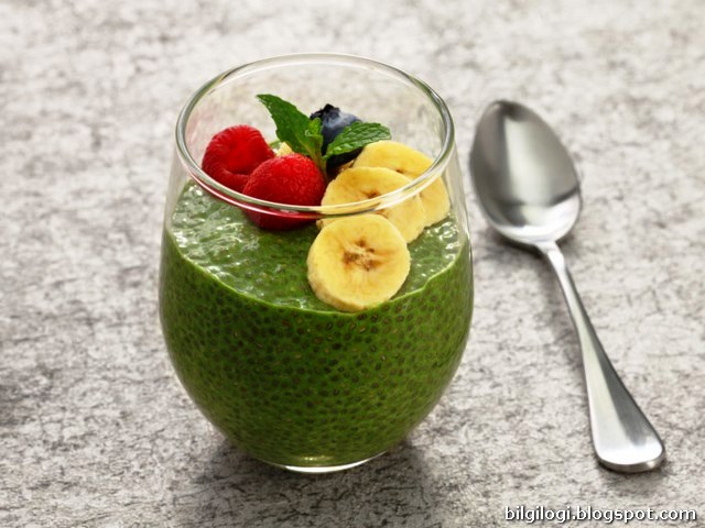 Matcha Chia Puding: Puding Severlere Bir İkram