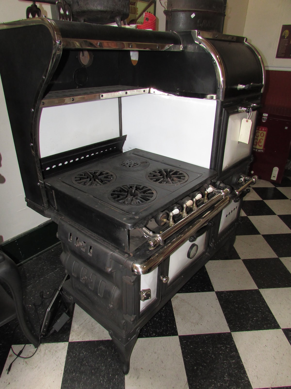 Wood Cookstove Cooking Cookstove Road Trip to Mill Creek Antiques in Paxico, Kansas