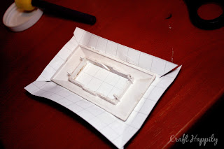 Craft Happily: DIY - Light Switch Cover Tutorial