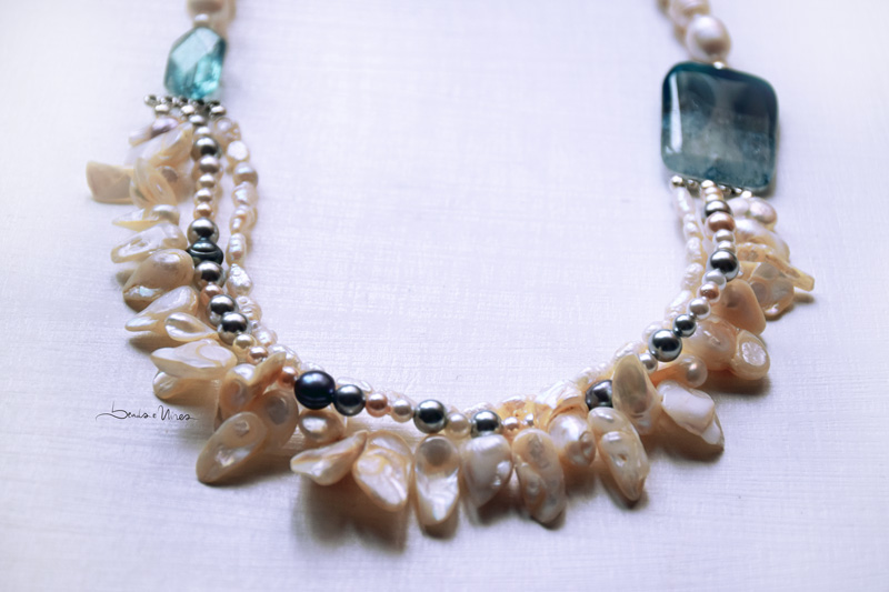 beads and wires collana di perle beads and wires collana di perle