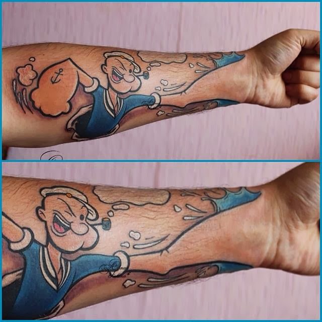 Tatuaje de Popeye