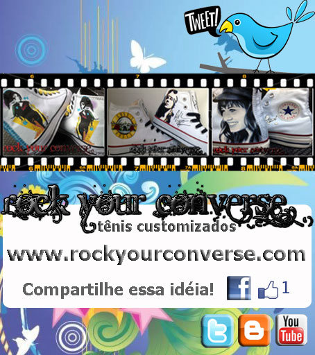 Converse All Star Customizado - Rock Your Converse!