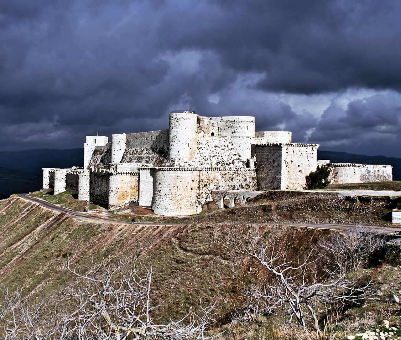 Crak dos Cavaleiros, fortaleza cruzada na Síria Crak dos Cavaleiros, fortaleza cruzada na Síria