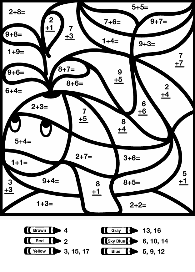 Other Graphical Works: Mystery Math Picture for Children's to Answer