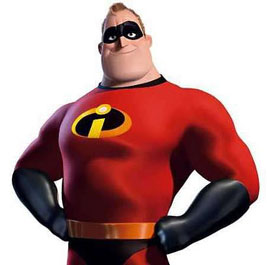 Mr. Incredible in The Incredibles