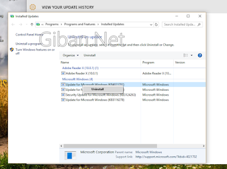 Cara Uninstall / Menghapus Windows 10 Update Otomatis -3 Cara Uninstall Update Otomatis Windows 10