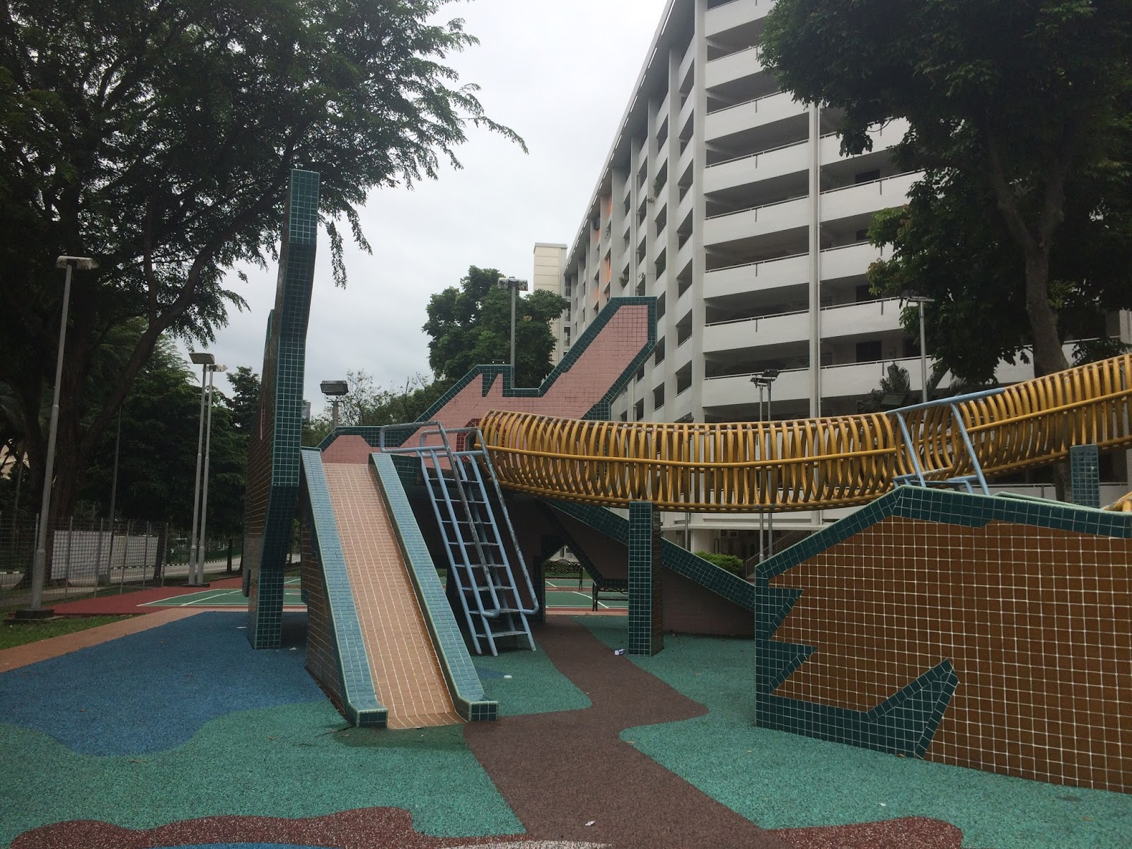 Dragon Playground Ang Mo Kio; Singapore Moonlit
