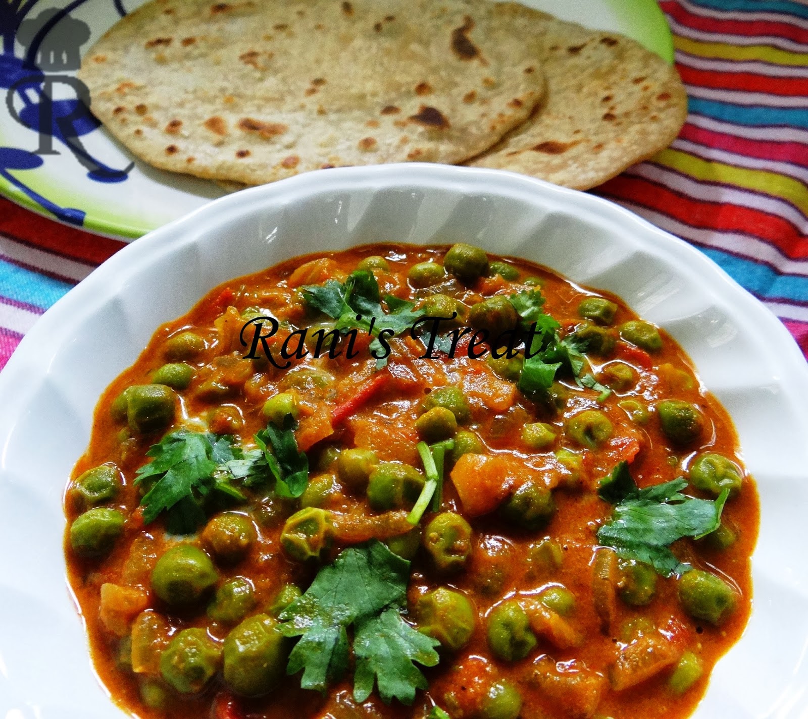Rani's Treat Green Peas Masala Matar Masala