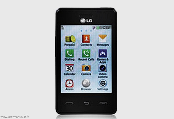 LG 840G user manual for TracFone | Rerefence Quick Manual