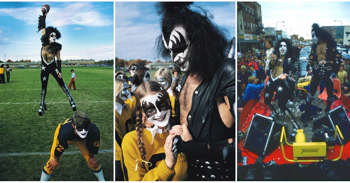 The Amazing Story and Photos of KISS Played at Cadillac High School's Homecoming in 1975