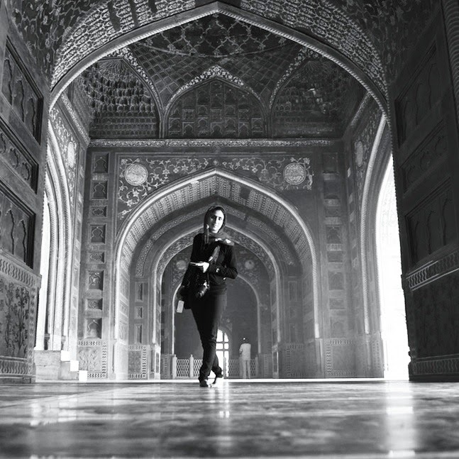 Taj Mahal Agra India Black and white photographs monochrome beautiful 