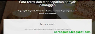 Cara Mendaftar GoFood Di GoJek