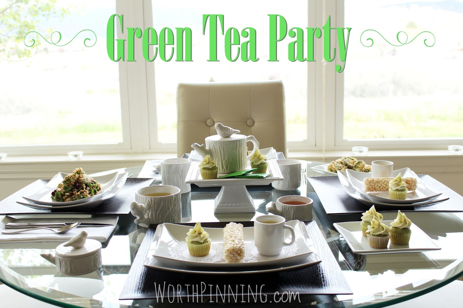 Worth Pinning Green Tea Party Kale Quinoa Crispy Avocado Salad and