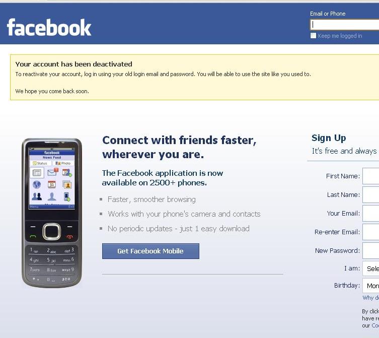 Useful Computer Tutorials: How to Delete Face Book Account/Deactive