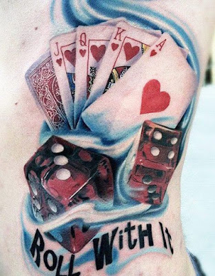 Roll With It Dice Tattoo