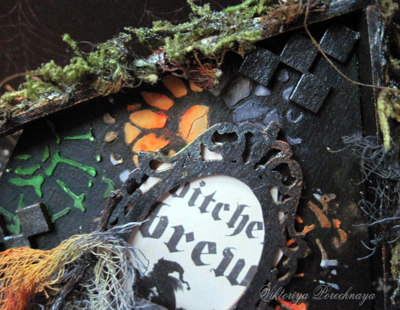 Мечты сбываются... Mixed Media Haunted House