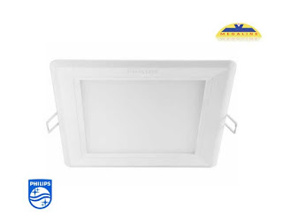 Đèn led âm trần vuông Philips 12W 59527 Marcasite chính hãng