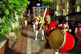 Eisa group, large red drum