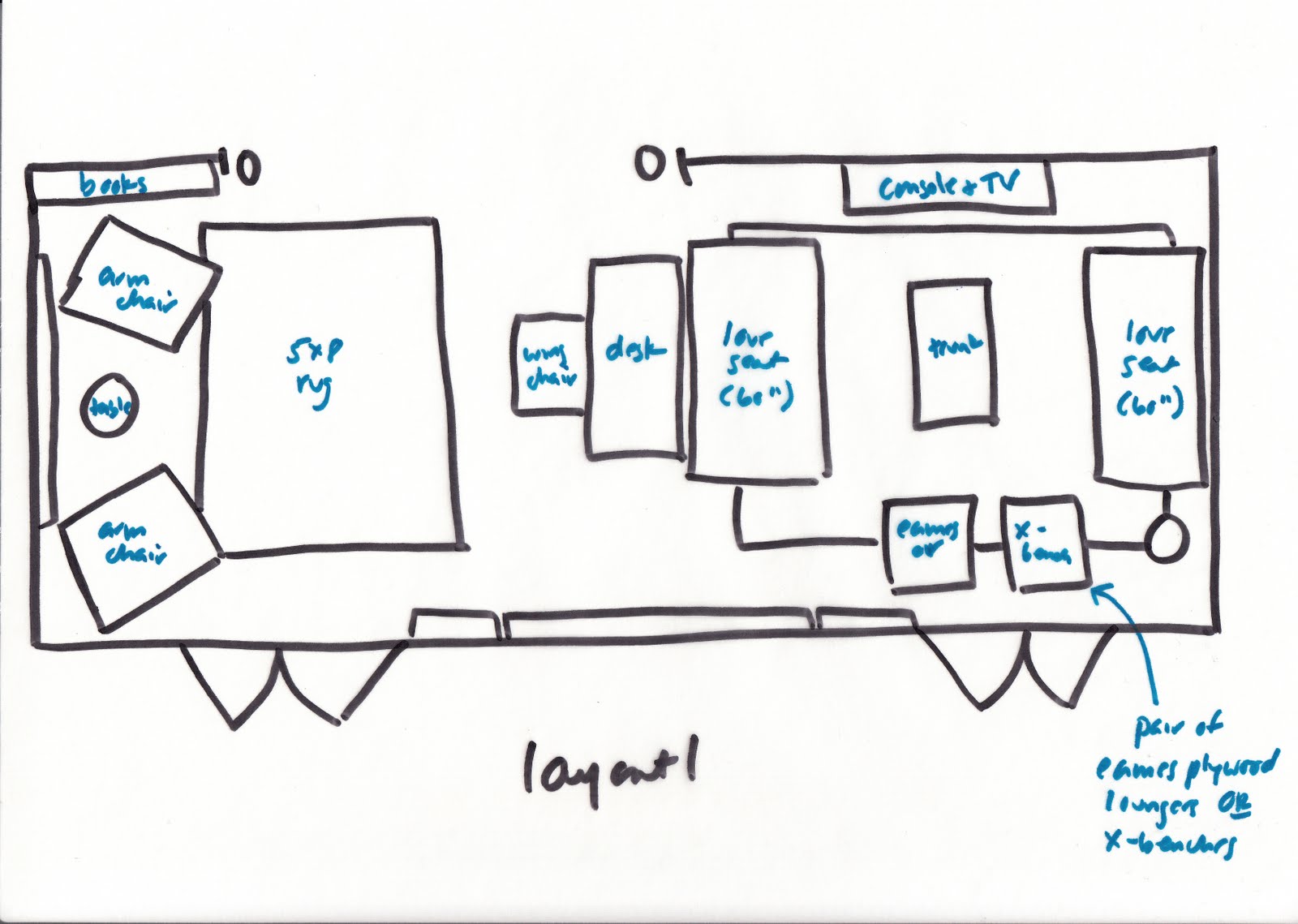 love your space And the Living Room layout is....