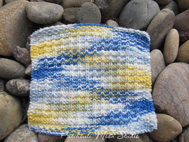 Patchouli Moon Studio~ Hand Knit Washcloth