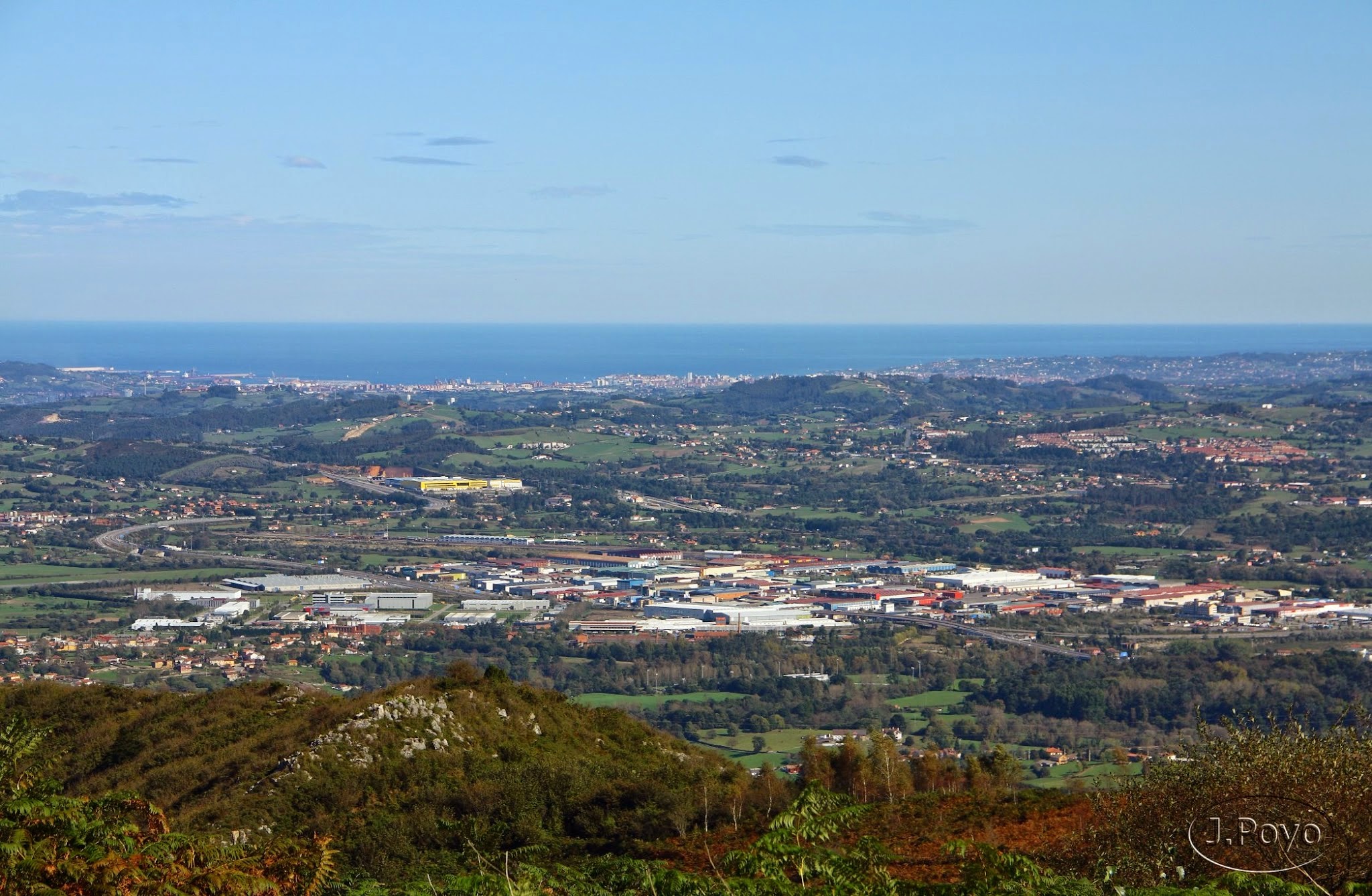 Vistas desde el Sagrado Corazón del Monte Naranco de Oviedo