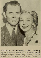 Carole Landis Willis Hunt