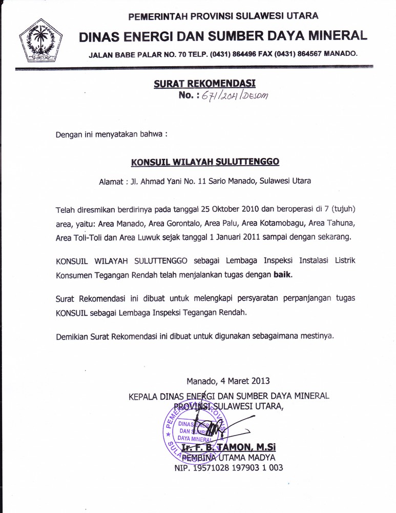 Contoh Surat Tugas Audit Bpk