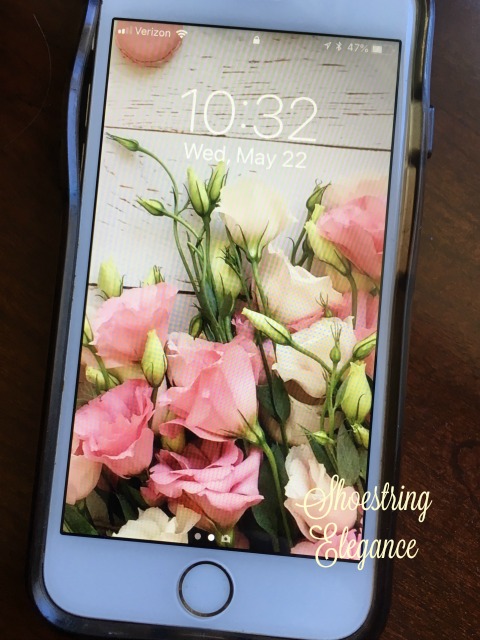 Shoestring Elegance: FREE Beautiful Wallpapers For Your iPhone/Cellphone   How To Install Them.