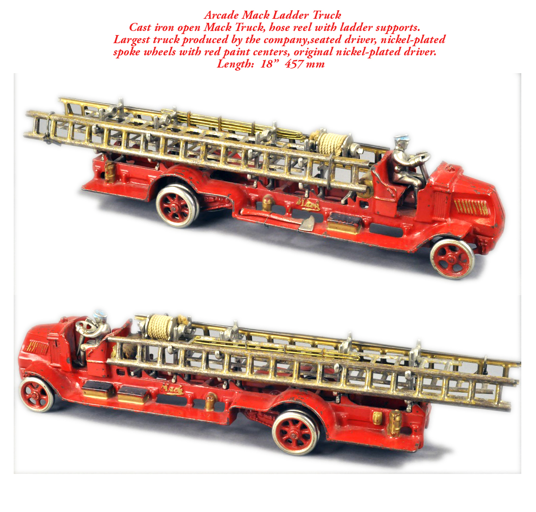 Old Antique Toys Fire Truck Toys of the 1920's