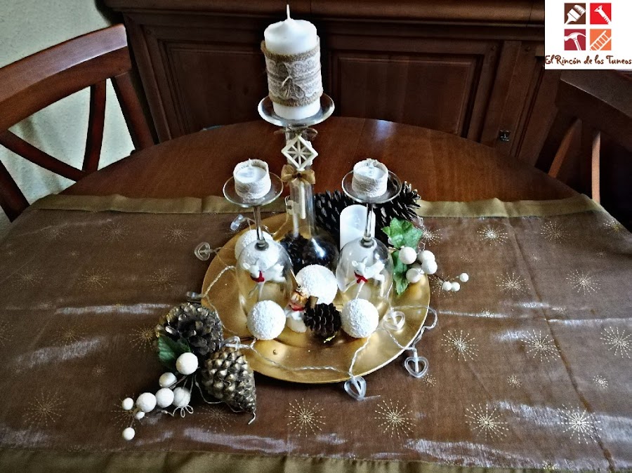 centro de mesa navideño