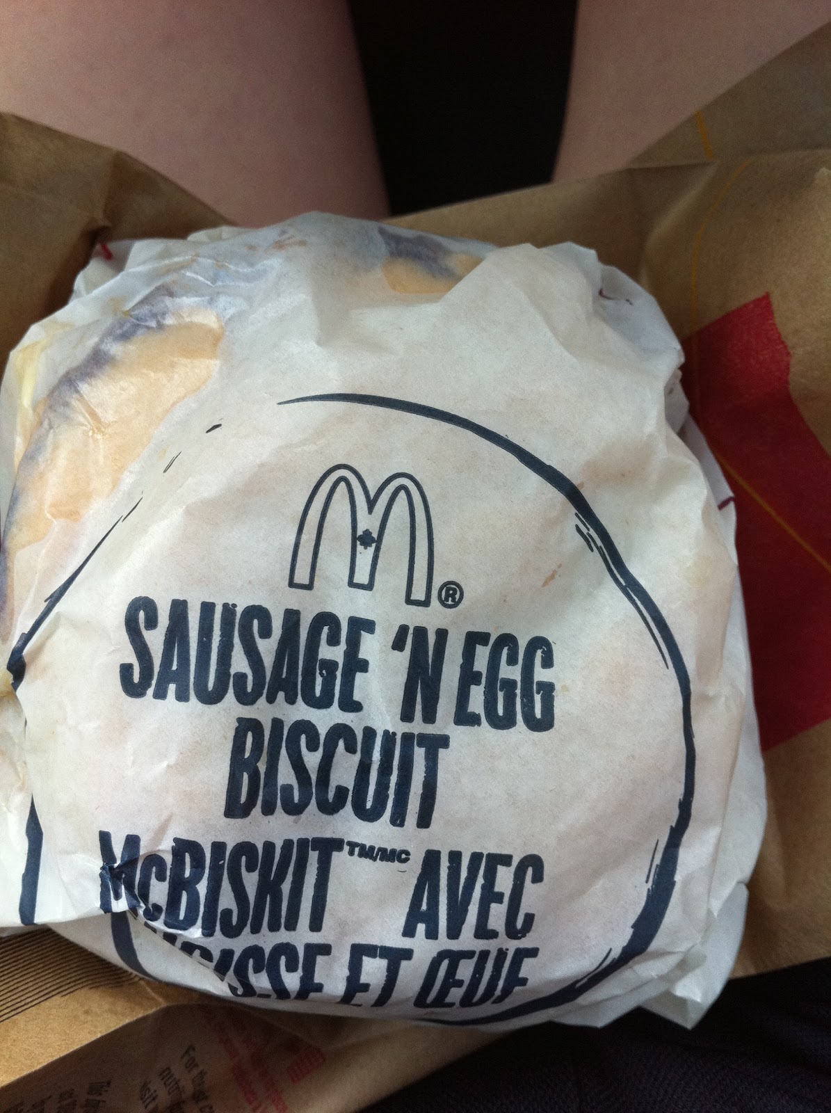 laur'style McDonald's Buttermilk Biscuit Breakfast