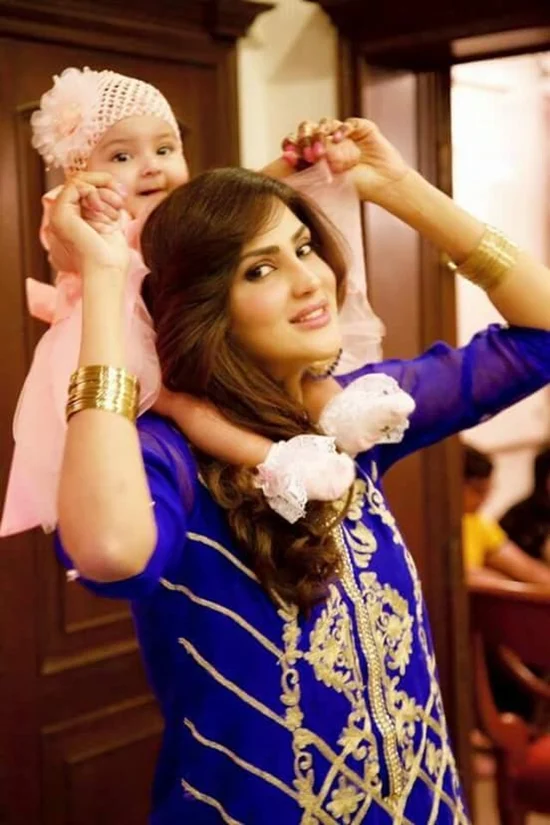 Fiza Ali with her daughter Faraal
