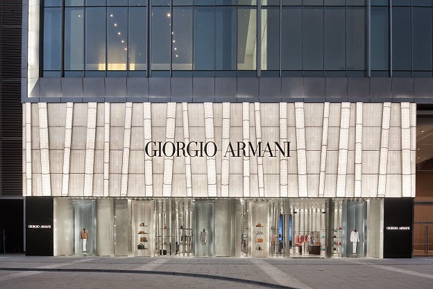 Streven Behoren zakdoek mylifestylenews: Giorgio Armani Opens First Boutique in Chengdu