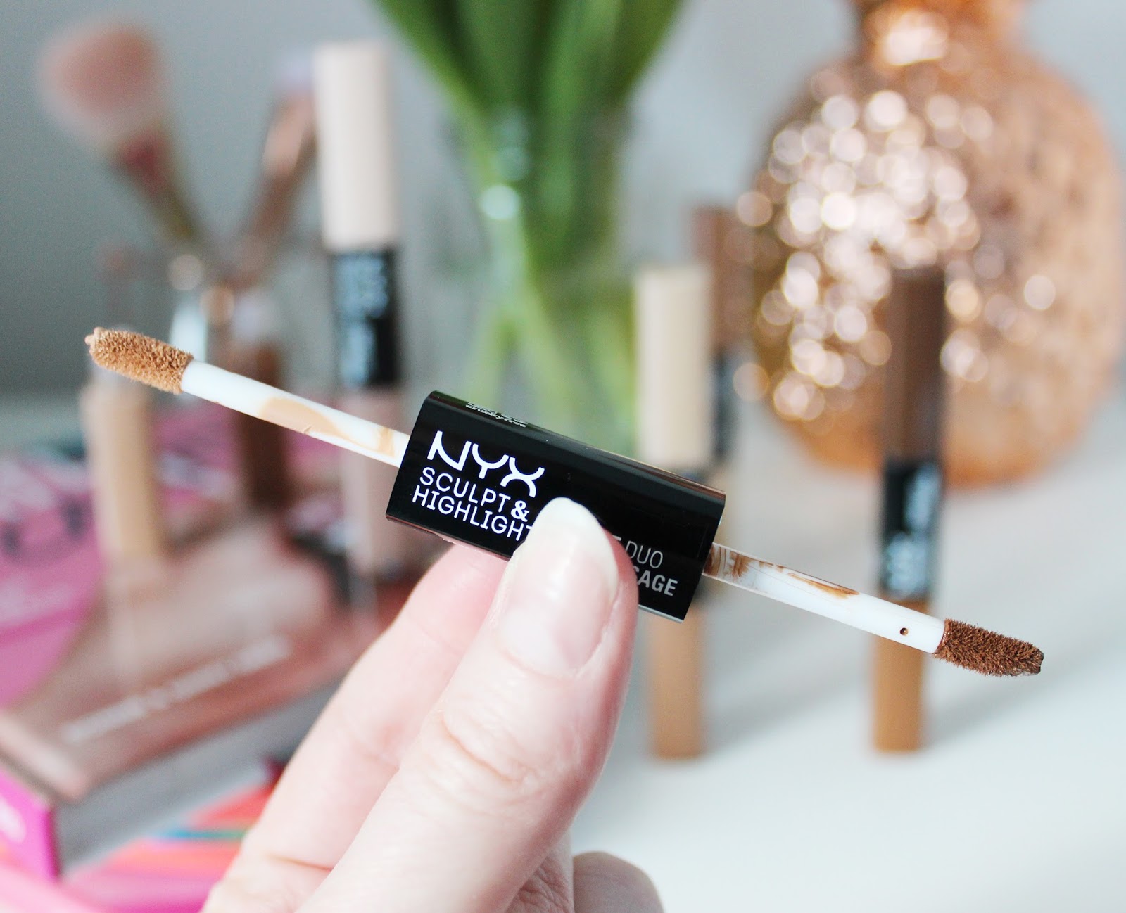 NYX sculpt and highlight sticks review and swatches