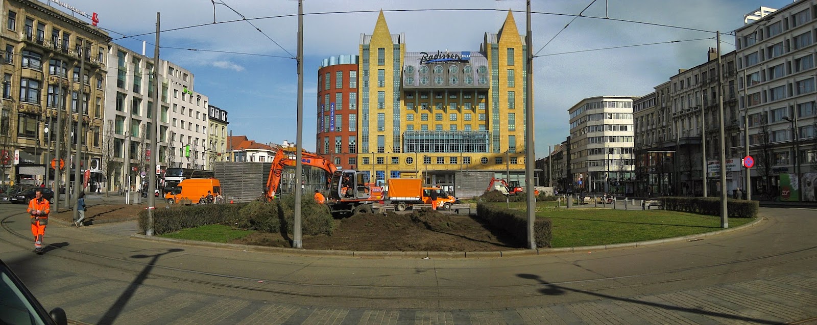 Groen.Antwerpen Koningin Astridplein in een nieuw jasje, deel één