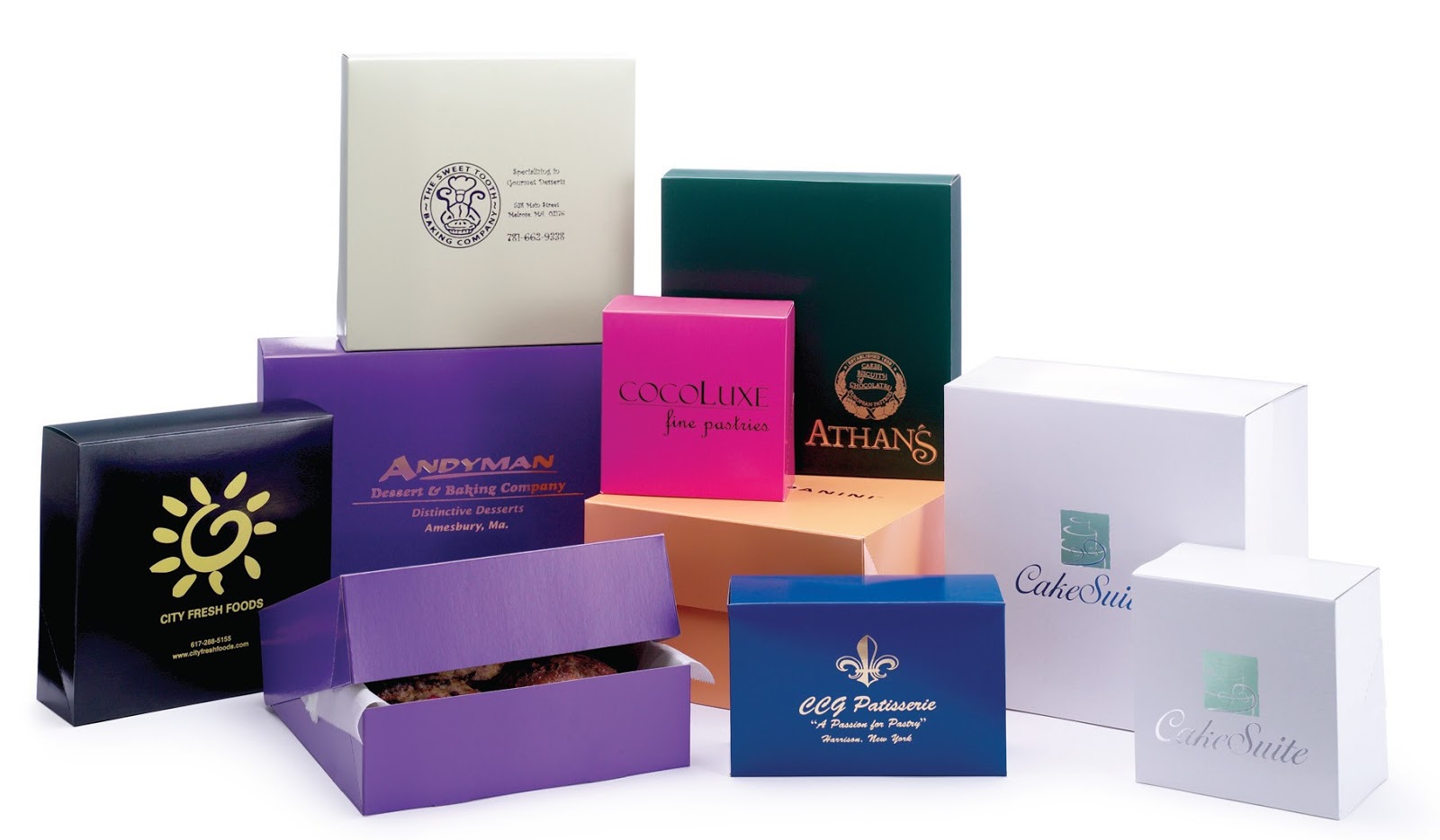 Custom Bakery Packaging Boxes These Bakery Boxes with windows, without