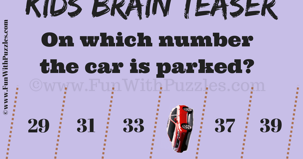 Easy Parking Puzzle for Kids with Answer