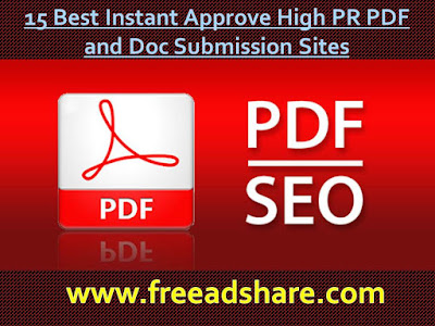 High PR PDF Submission Sites List