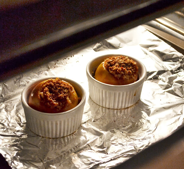 Simple Savory & Satisfying Peanut Butter Baked Apples